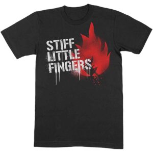 Stiff Little Fingers Graffiti T-Shirt SIZE - L