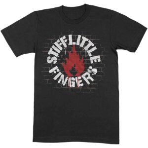 Stiff Little Fingers Wall T-Shirt SIZE - M