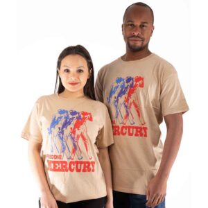 Freddie Mercury Multicolour Photo Sand T-Shirt