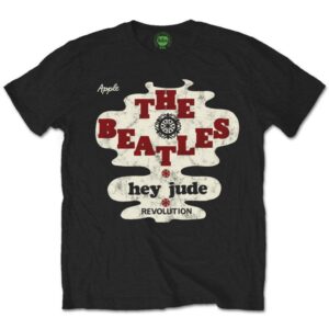 The Beatles Hey Jude/Revolution Black T-Shirt