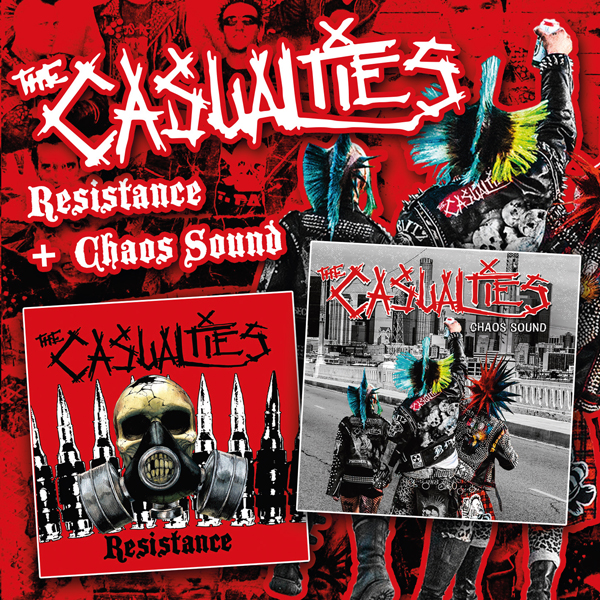 The Casualties - RESISTANCE + CHAOS SOUND (2CD) Compact Disc Double